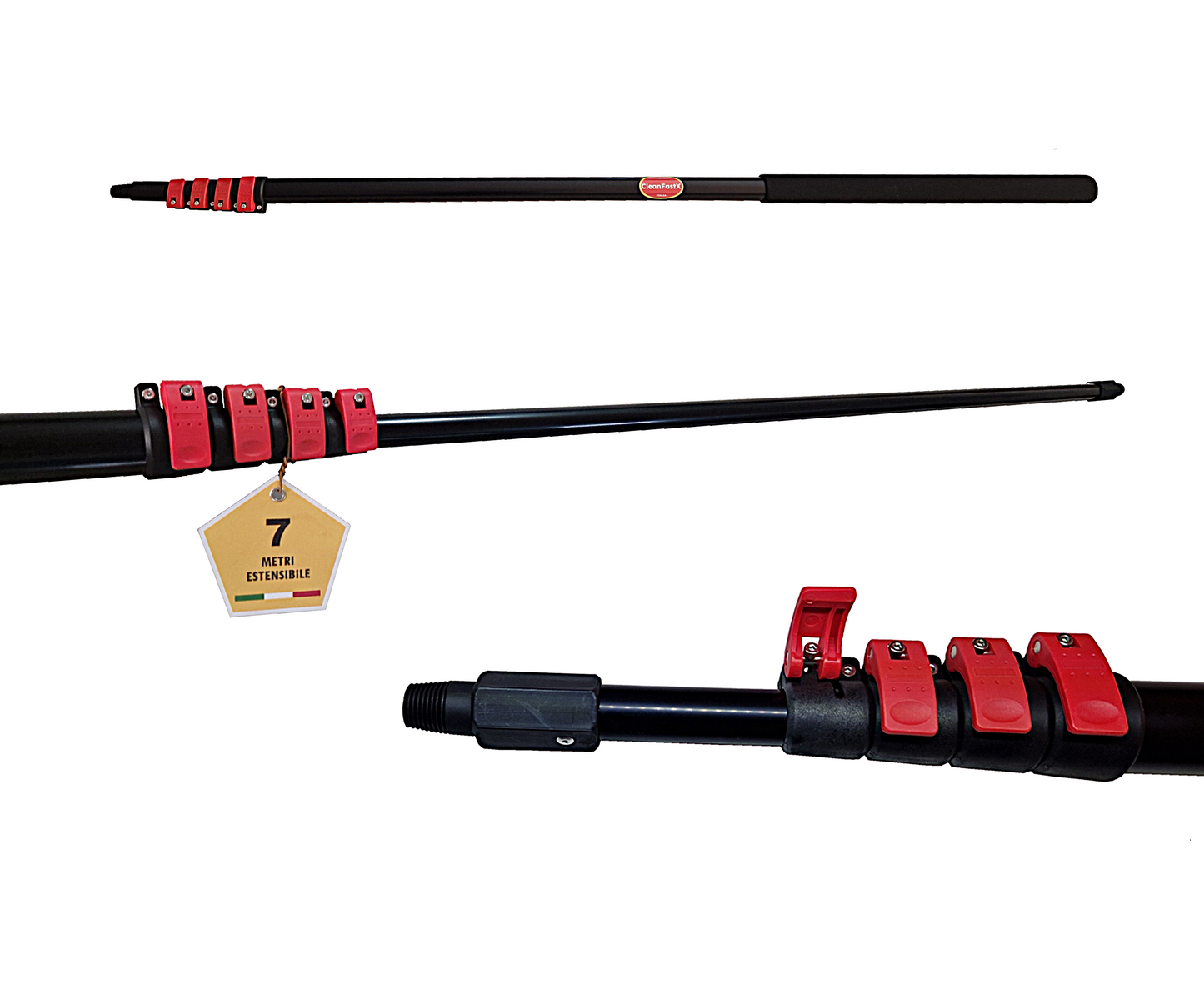 RCFX-07 Asta telescopica estensibile 7 metri