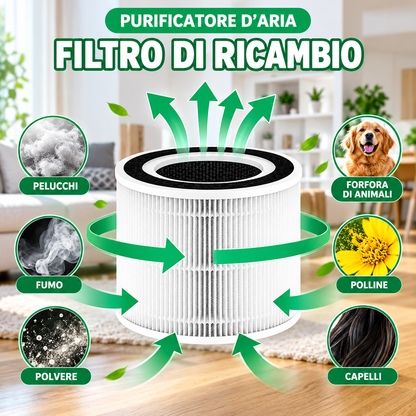 RCFX-001 - Ricambio Filtro originale per purificatore d'aria modello CFX-PJ06